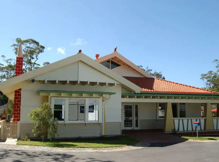 Backyard to Bush accommodation house used for education programs at Taronga Zoo Sydney.