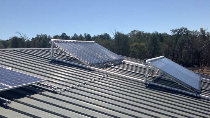 The Elephant Barn has a 10kW solar system on the roof.