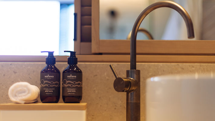 Bushland Room - complimentary amenities