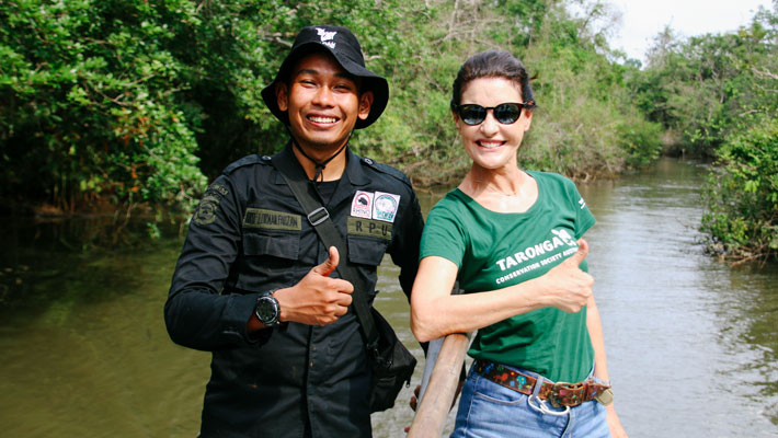 River journey with the Rhino Protection Unit. 