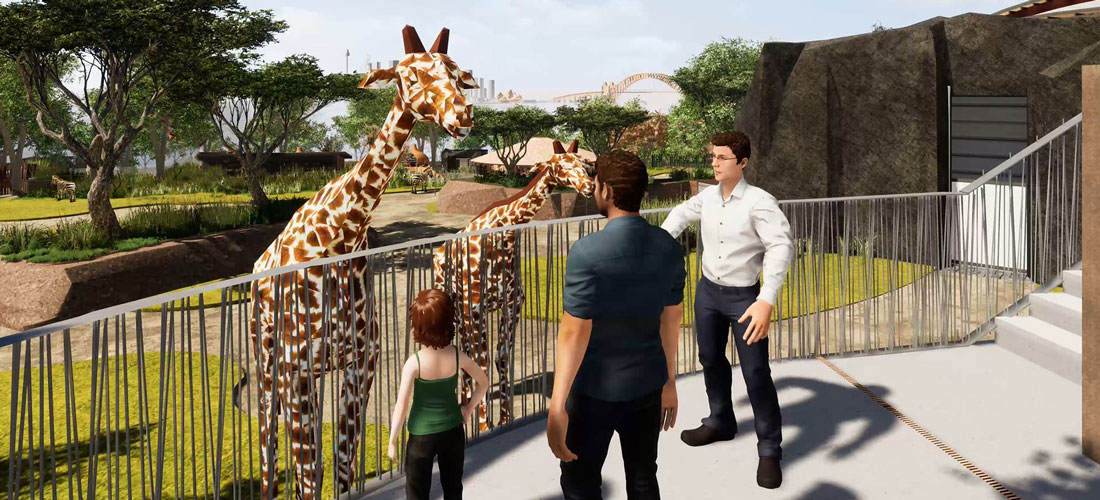 A sneak peak of the African Savannah precinct coming to Taronga Zoo Sydney.