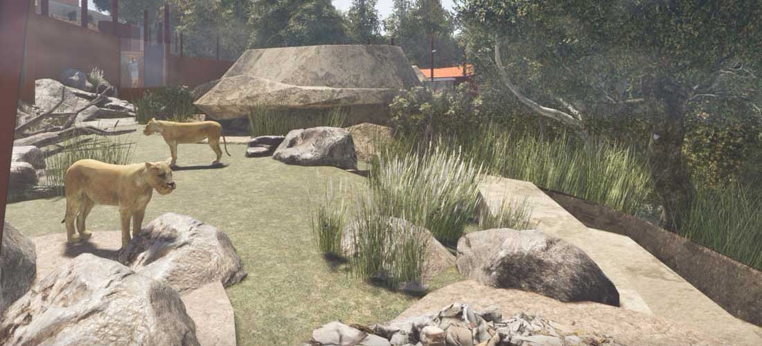 A sneak peak of the African Savannah precinct coming to Taronga Zoo Sydney.